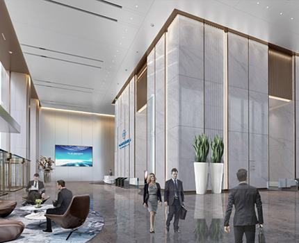 航運大廈辦公空間裝飾設計